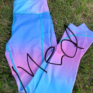 Medium Ombré Curves and Combat Boots Leggings